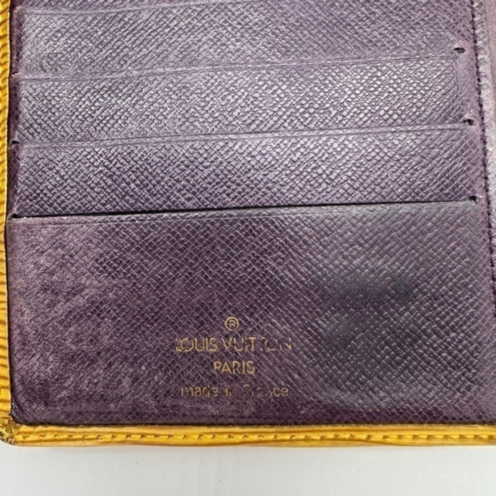 AUTHENTIC Louis Vuitton Epi Leather Bifold Wallet.Preowned.Tassel yellow. - Picture 12 of 16